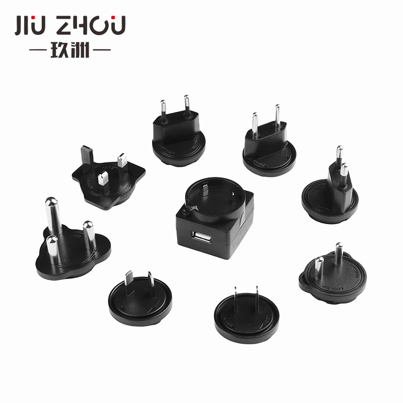5v2a轉(zhuǎn)換頭電源適配器多國認(rèn)證充電器廠家 